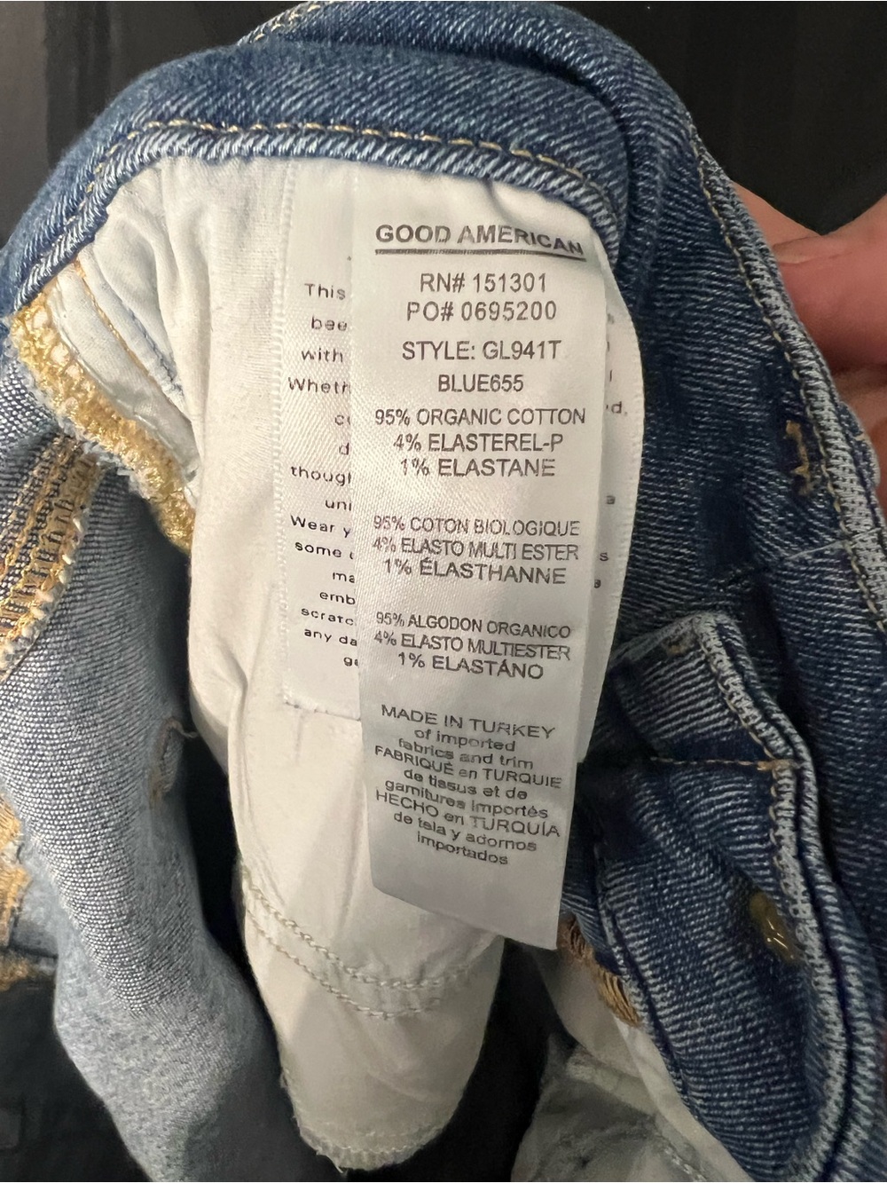 Good American good legs stretchy jeans - Picture 7 of 8